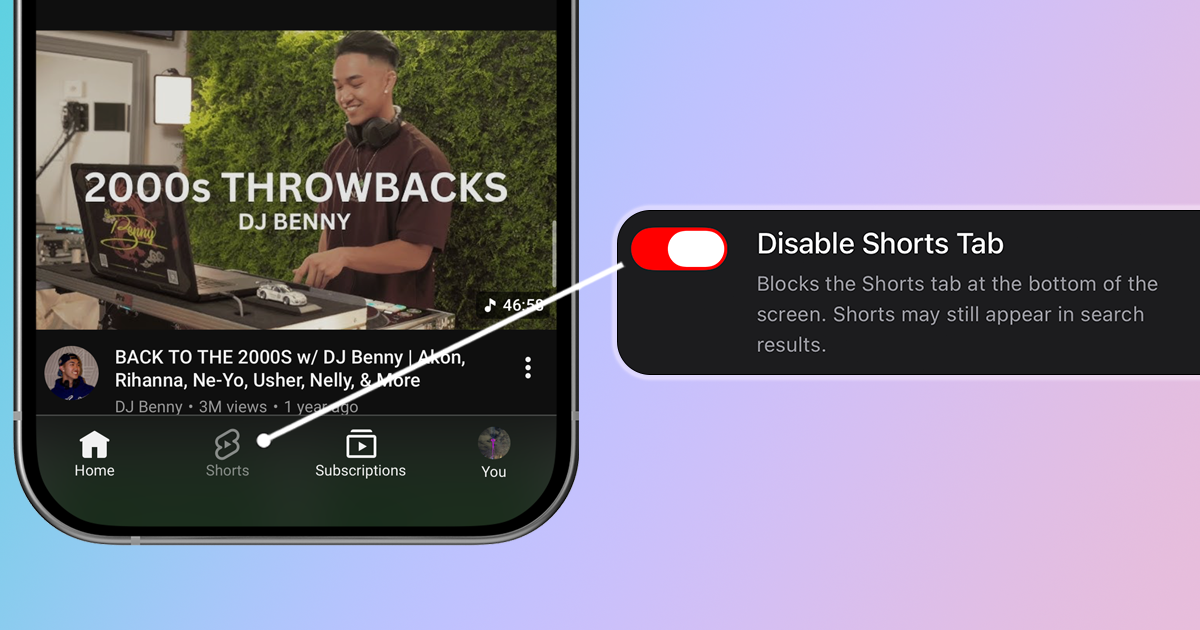 How to disable YouTube Shorts